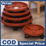PkYeG Nhà máy có thể tháo rời đứng Chậu hoa khay với bánh xe phổ quát nặng cán chậu hoa giá trong nhà và ngoài trời ban công