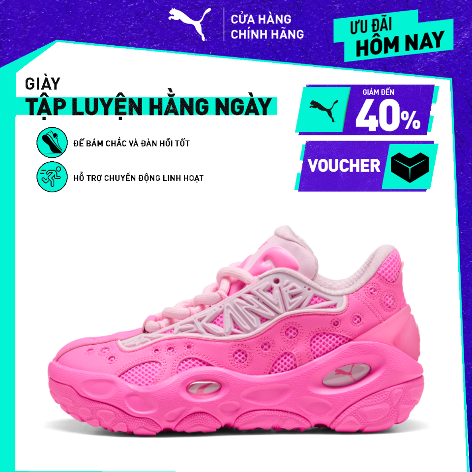 Giày Thể Thao PUMA Unisex La Francé RNR Poison Pink-Pale Pink-Fluro Pink Pes Màu Hồng