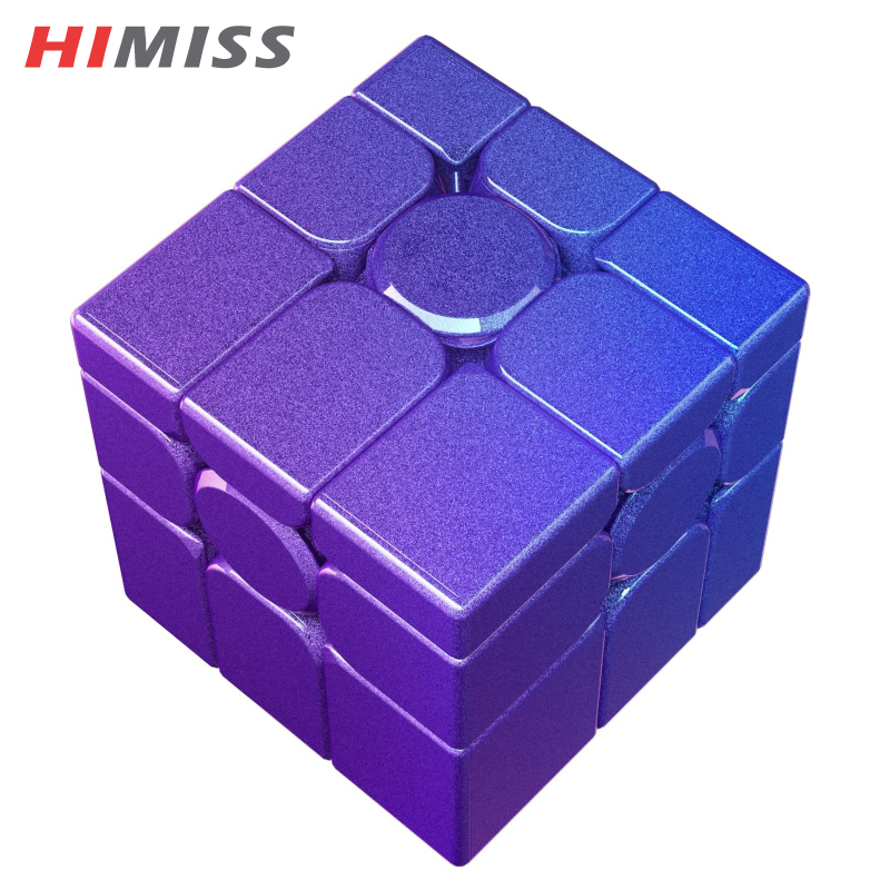 Himiss Gan khối Rubik Gương 3x3x3 UV khối rubik tốc độ từ tính Câu Đố Câu Hỏi thử thách trí não Trò Chơi Đồ Chơi Cho Người Mới Bắt Đầu Trẻ Em Quà Tặng