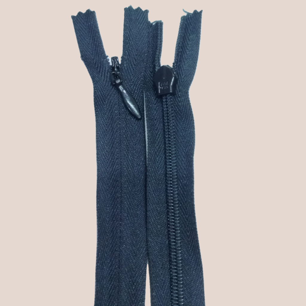1 Pcs Resleting Jepang YKK 50 Cm Hitam 20 Inch