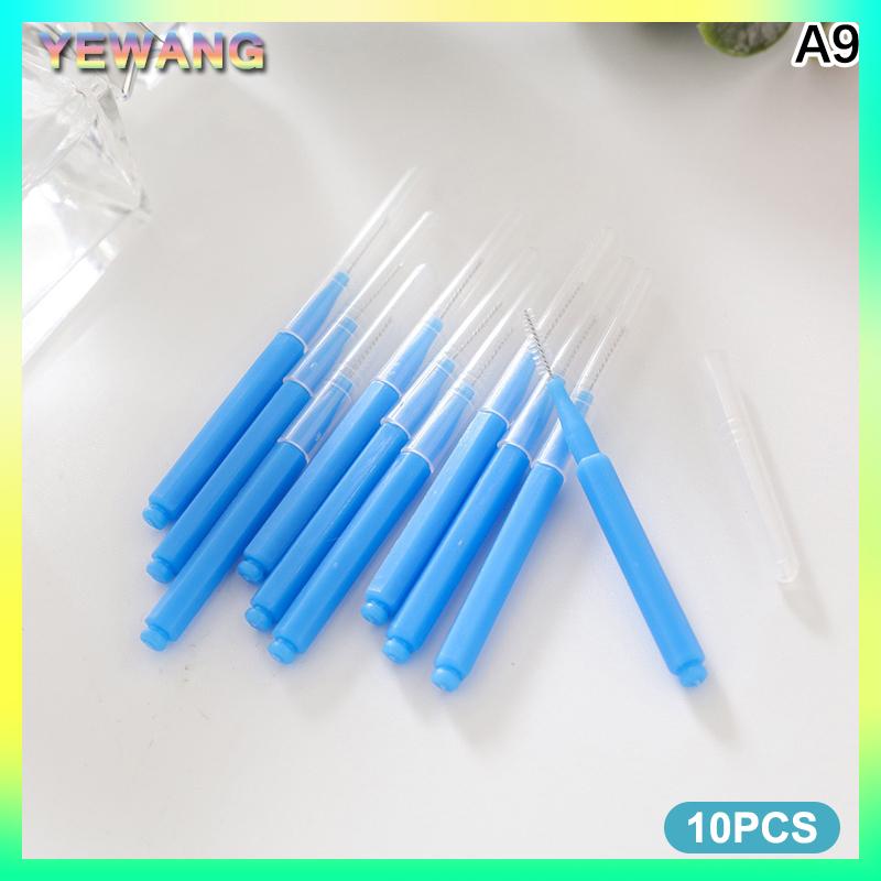 YEWANG 10 cái Đầu vòi hoa sen làm sạch bàn chải lỗ nhỏ công cụ làm sạch chống tắc nghẽn Mini crevice lông cho khoảng cách vòi phun phòng tắm ô tô - 4