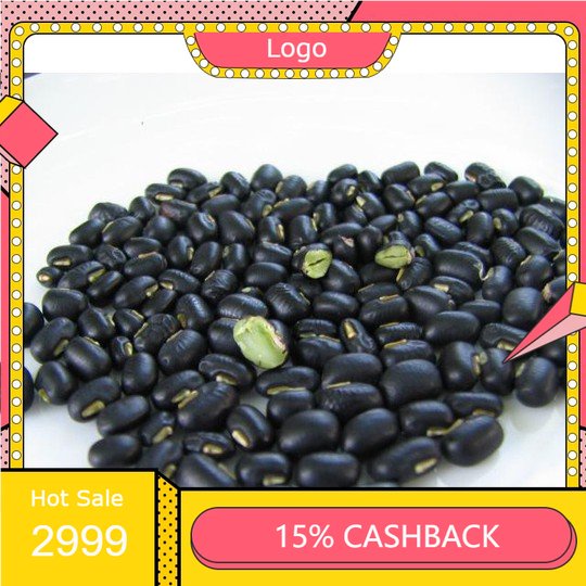 Đỗ đen xanh lòng 1Kg hàng quê hạt nhỏ