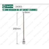 1/4″ 3/8″ 1/2″ SATA Hex Bit Socket Allen Key Socket Impact Hex Bit Drill Bit Socket/Soket 6 Segi Skru Sata Tools
