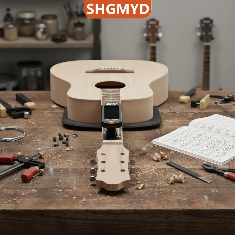 [COD] SHGMYD SPORTS ที่จูนเนอร์กีตาร์ AT-01A ที่มีสีสันเครื่องรับสัญญาณคลิปออนจูนเนอร์อิเล็กทรอนิกส์แบบดิจิตอลจอแสดงผล LCD สำหรับกีตาร์อะคูสติกเบสกีตาร์อูคูเลเล่ ราคา 81 บาท*ส่งฟรี