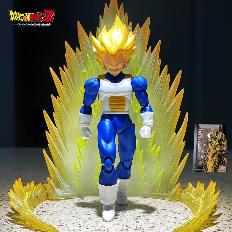 Dragon Ball Demoniacal Fit DF SHF Deep Blue Vegeta Super Saiyan Anime  Action Figure Toy Model Gift