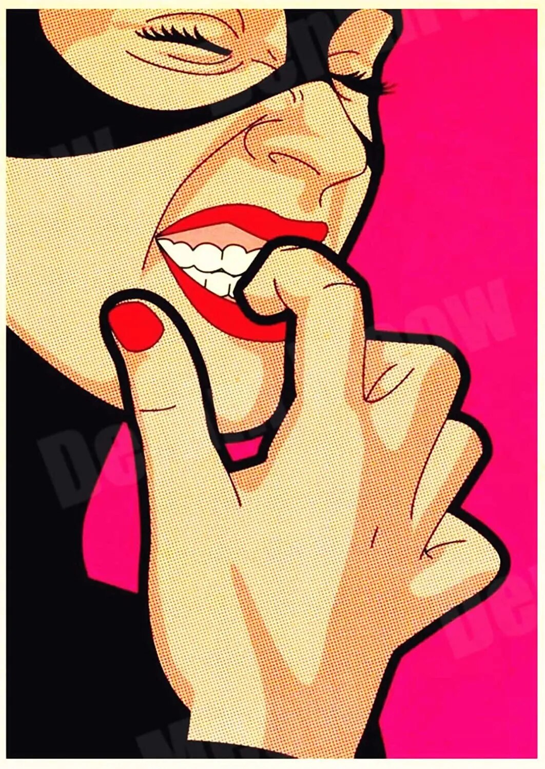 Zhuoyue cổ điển vẻ đẹp gợi cảm Áp phích thiếc kim loại thanh Câu lạc bộ sòng bạc thanh trang trí nội thất sơn tranh tường sơn thiếc 20x30cm P trang trí kim loại thiếc tấm sắt Poster