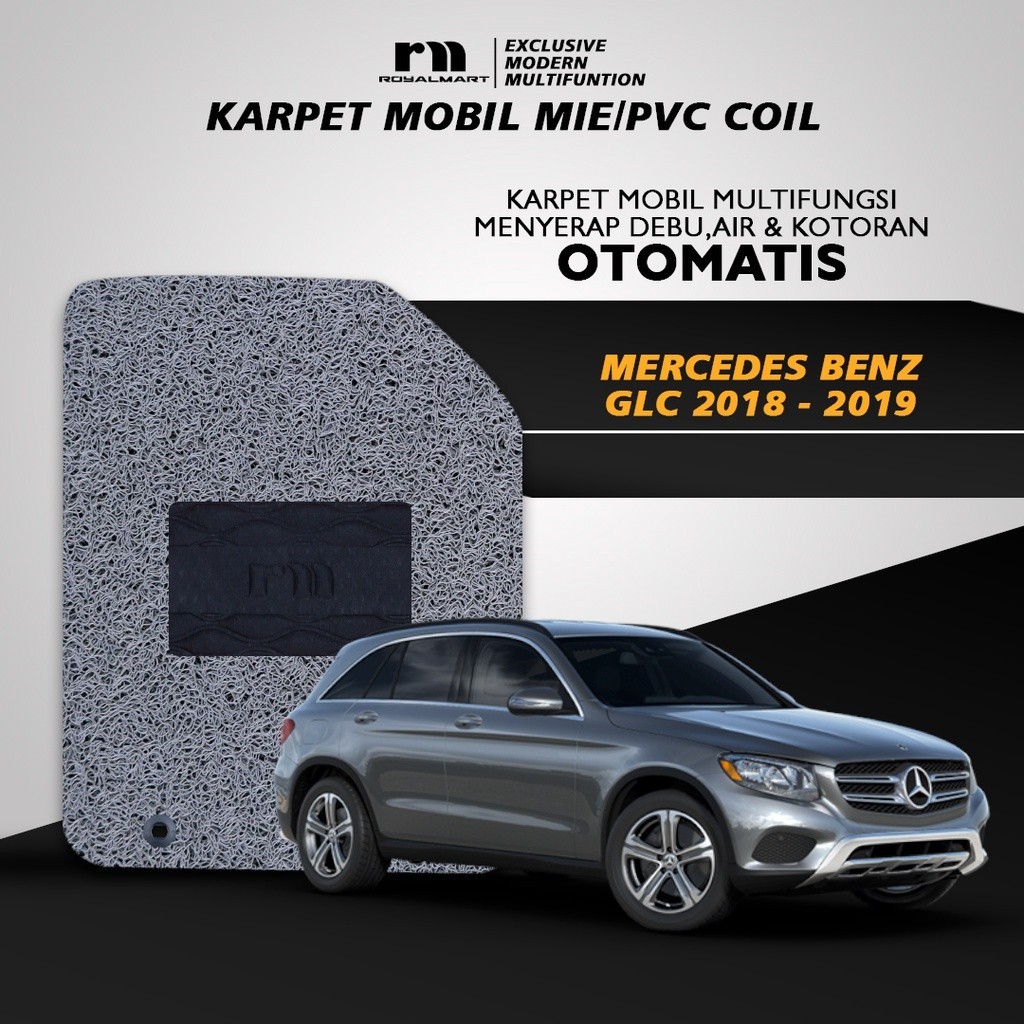 Royal Mart Karpet Mobil MERCEDEZ BENZ GLC 2018-2019 NON BAGASI 1 WARNA/Carpet Mie Bihun Premium Keset PVC Anti Slip Aksesoris Interior Mobil Harga 657,400 rupiah*Gratis Ongkir