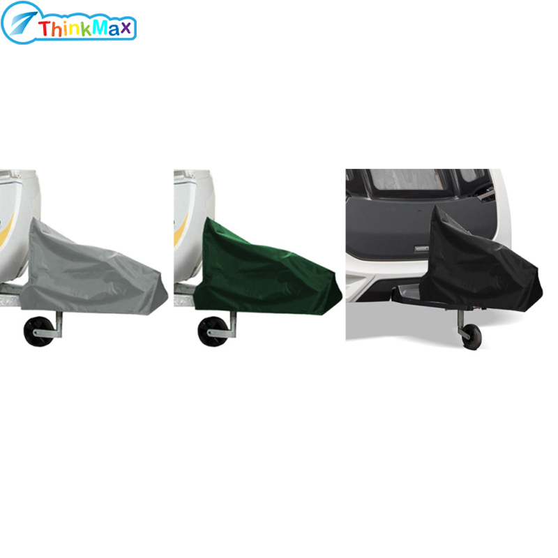 Trailer Hitch Cover, Water Resistant 210D Oxford Cloth Universal Tow Hitch Cover, Tongue Jack Cover, Sun Protection Buckle Strap Closing Trailer Tow Dust Protector ราคา 221 บาท*ส่งฟรี