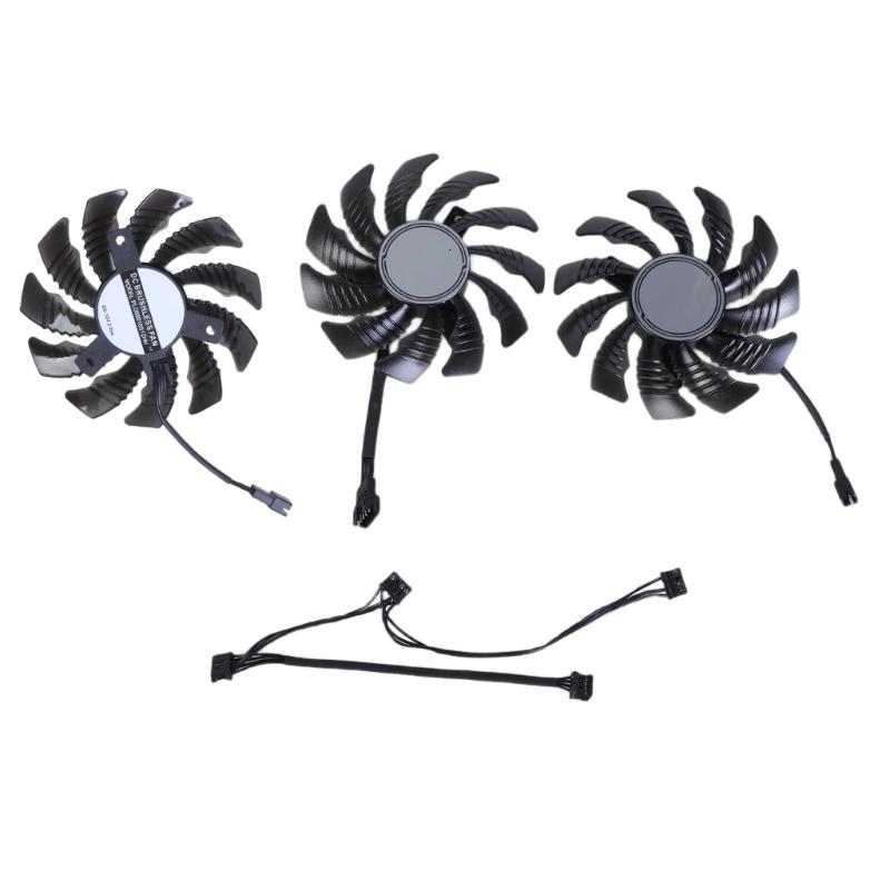 3 cái 77 Mét 4pin đồ họa fan đối với rtx3050 3060 3060ti hiệu quả làm mát và tăng cường GPU dịch vụ 