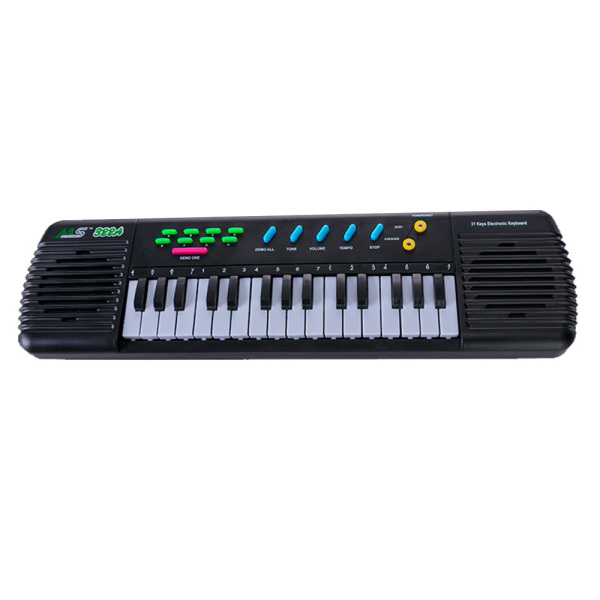 31 Keys Electronic Piano Multifunctional Electronic Organ Musical Instrument Toy with Microphone for Kids Beginners