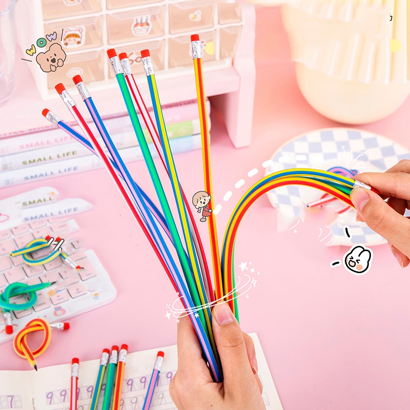 Bút chì dẻo uốn cong độc đáo - Bút chì mềm văn phòng phẩm chiều dài 18cm