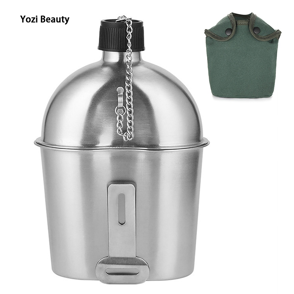 TIANLEYU TIANLEYU 2 sets of 1000ml and 600ml stainless steel water tanks with covers, convenient ราคา 579 บาท*ส่งฟรี