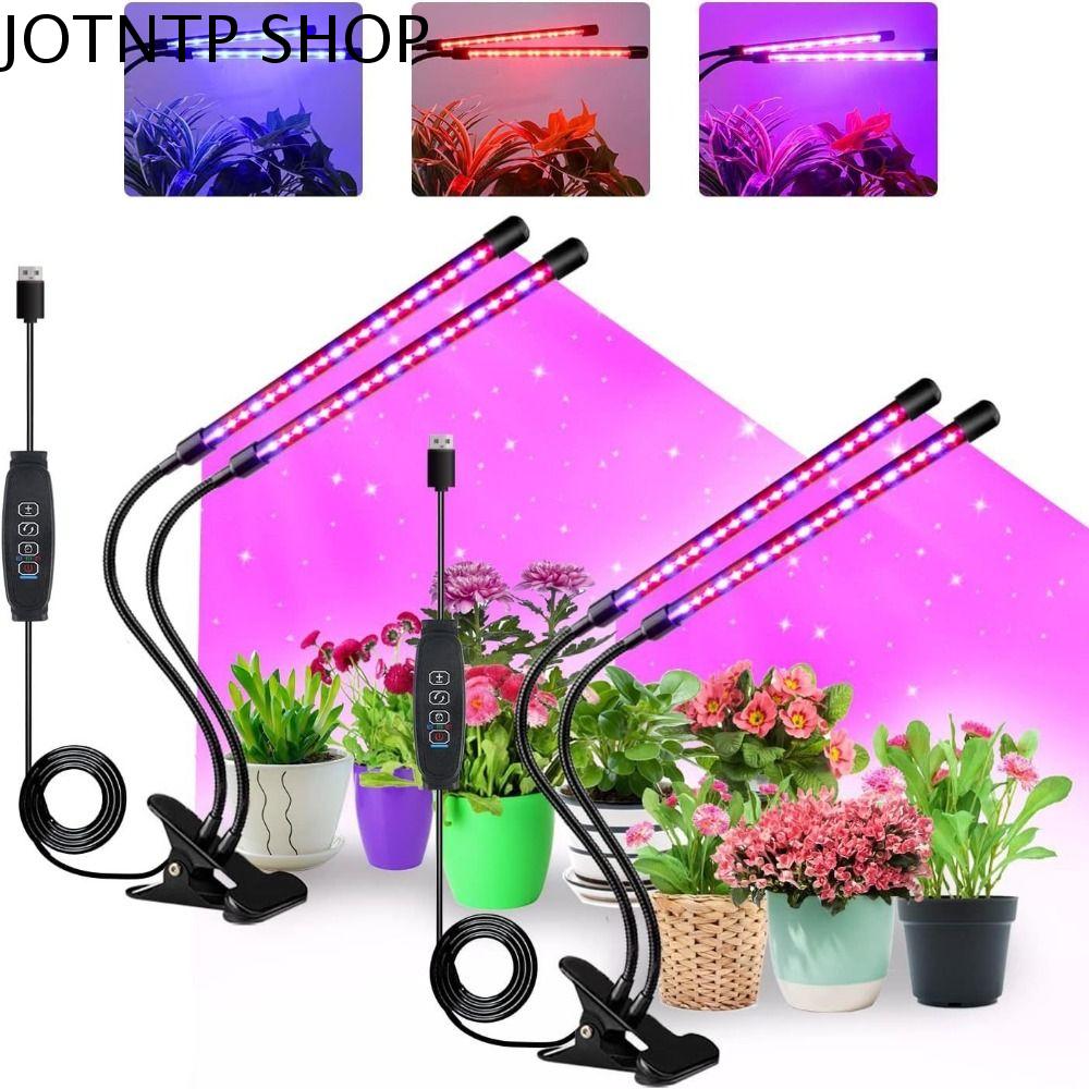 JOTNTP Toàn phổ Đèn Led trồng cây USB 2/3/4 đầu Đèn thủy canh Cây Giống Hoa 3 chế độ Clip phytolamp Trồng trong nhà
