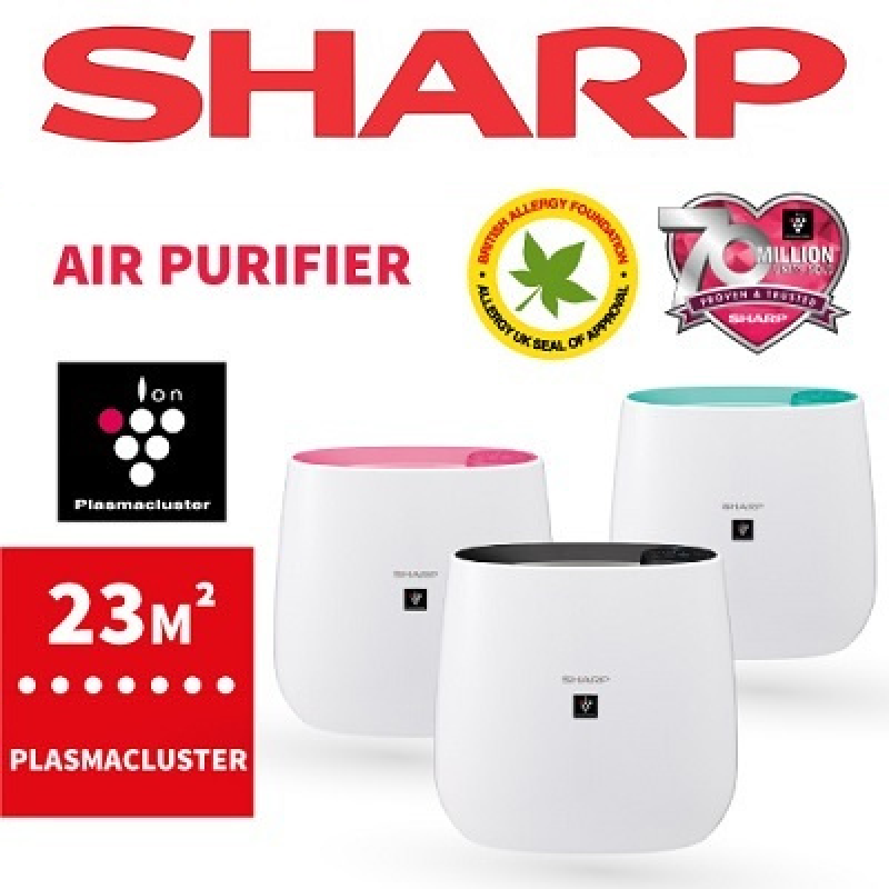 SHARP FP-J30E BLACK/BLUE/PINK PLASMACLUSTER AIR PURIFIER Singapore