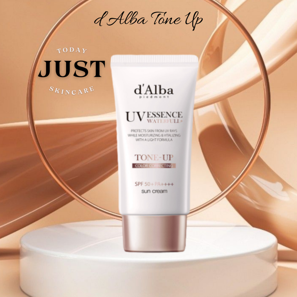 Kem Chống Nắng d'Alba Nâng Tông Da Waterfull Tone-up, Kem Chống Nắng SPF 50+ 50ml Vừa Bảo Vệ Da Vừa Làm Lớp Nền Trang Điểm