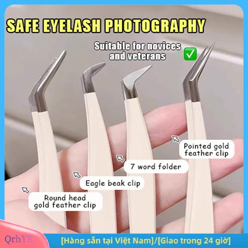 Charm [Hàng sẵn tại Việt Nam] Nhíp Lông Mi Giả Với Trường Hợp Lưu Trữ Non-Slip Xử Lý Di Động Lash Công Cụ Mở Rộng Cho Du Lịch Ngoài Trời Trang Điểm Chạm Up