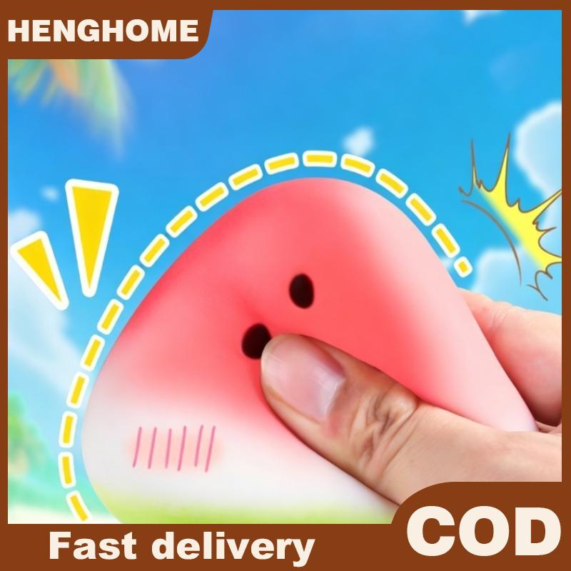 HENGHOME ของเล่นแตงโมผลไม้น่ารักสำหรับบรรเทาความวิตกกังวลการบีบอัดเด้งช้าสนุก ราคา 13 บาท*ส่งฟรี
