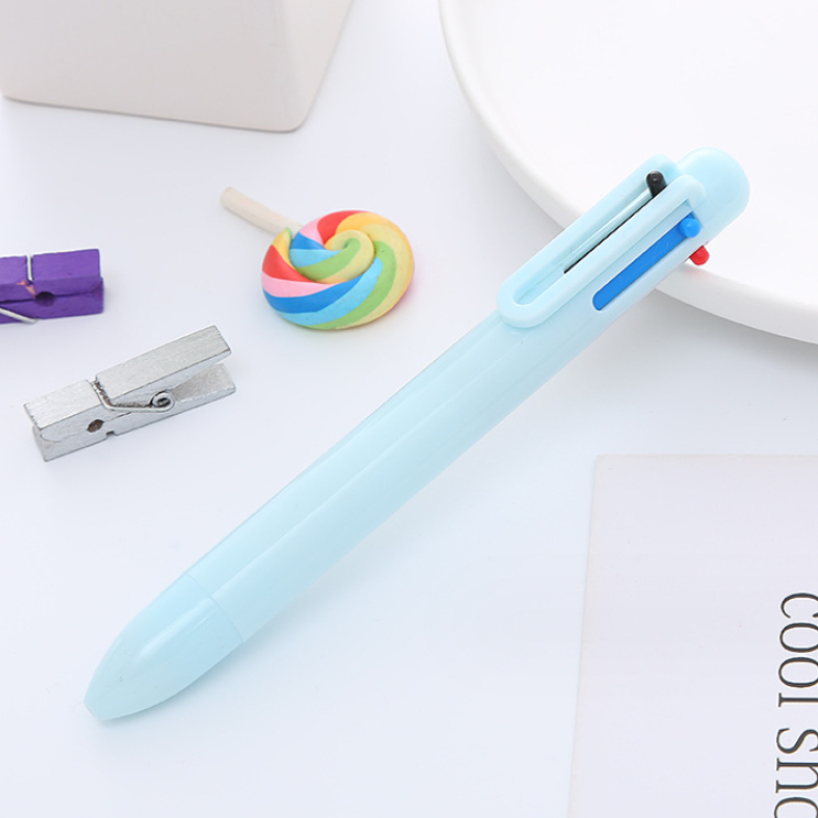 Gratis Ongkir - Pulpen Warna Mekanik Pastel Color / 6 In 1 Pulpen Multicolor / Pulpen Warna Warni