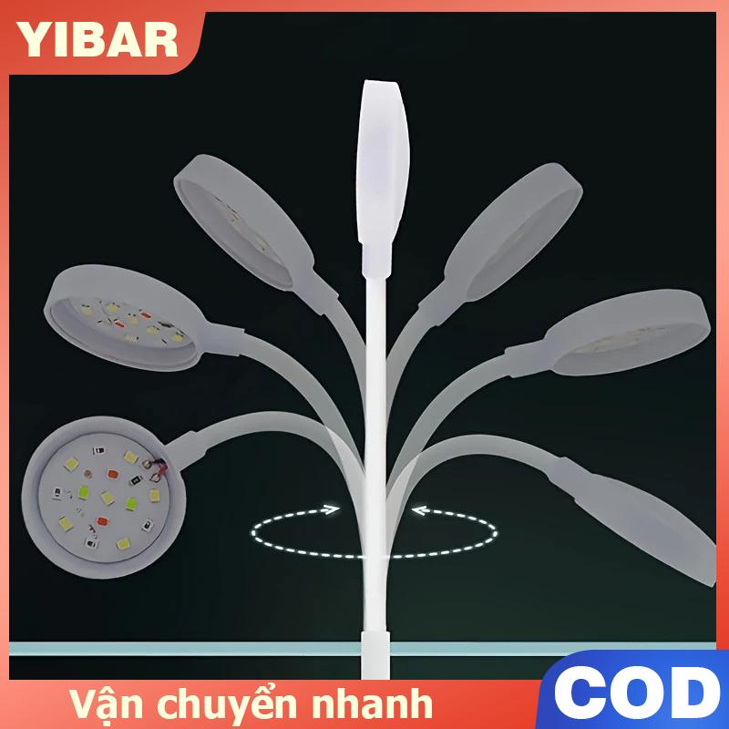 YIBAR Ánh sáng hồ cá với Bộ chuyển đổi dẫn clip trên bể cá ánh sáng, nhỏ Quang phổ đầy đủ USB ánh sáng 360 ° xoay ánh sáng Giá 60,246 Đồng*Miễn phí vận chuyển