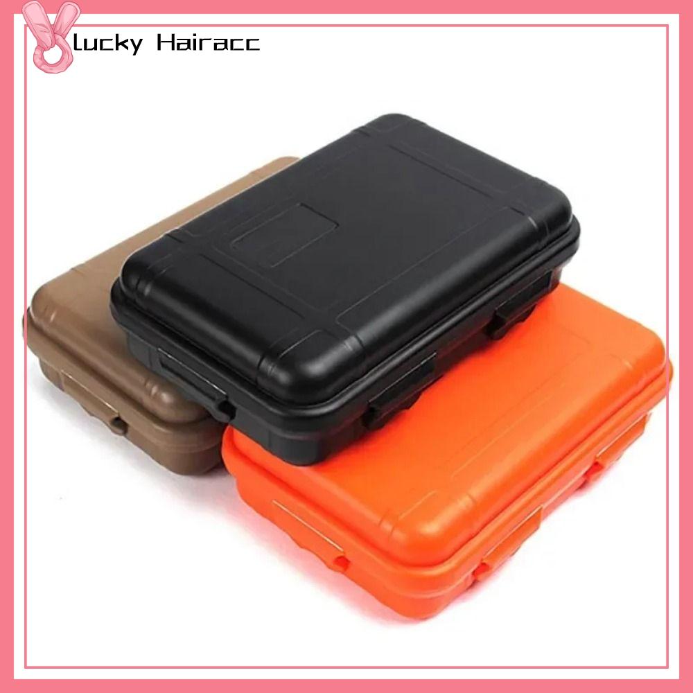 LUCKY HAIRACC 1Pcs Cỡ S/M/L Hộp đựng đồ du lịch Ngoài trời Nhựa Hộp sinh tồn Bền Niêm phong Hộp đựng cắm trại