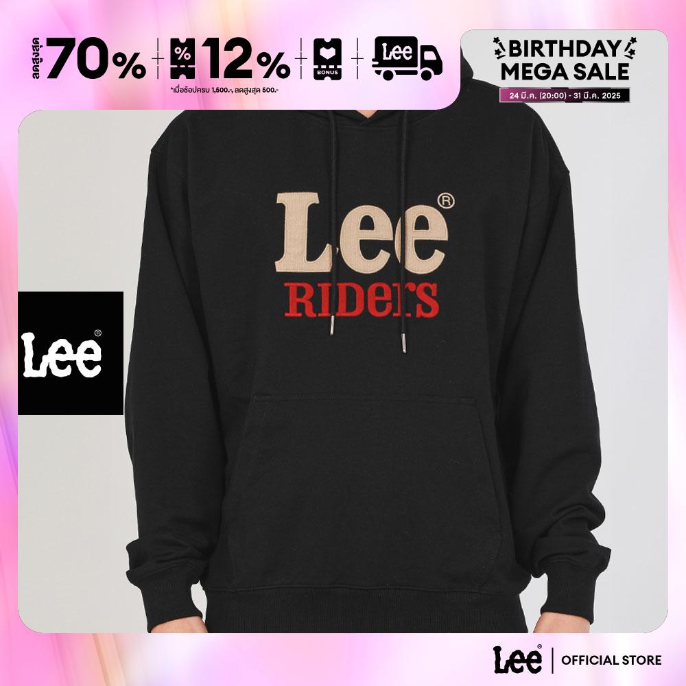 LEE เสื้อฮู้ดดี้แบบสวมผู้ชาย คอลเลคชั่น Lee Riders รุ่น LE F224MHODN29 ราคา 747 บาท*ส่งฟรี