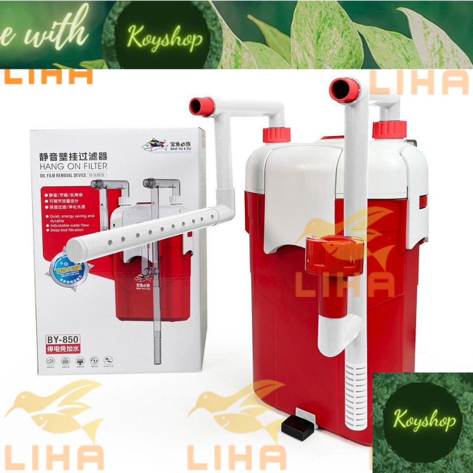 Lọc Treo Baoyu BY-650 BY-850 - Lọc Treo Cho Bể Cá Cảnh