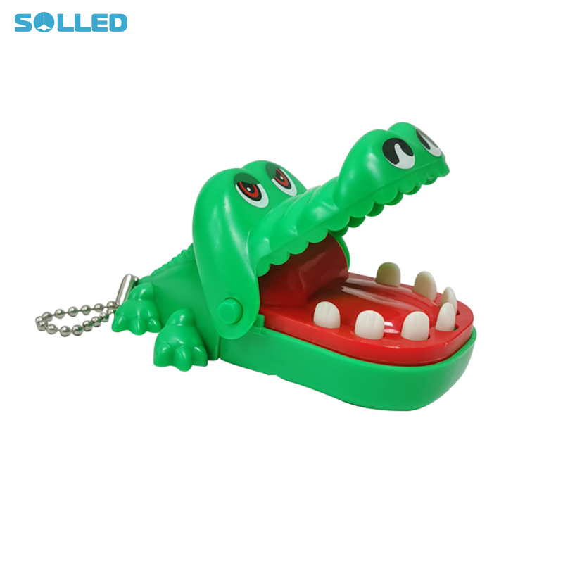 10Pcs Mini Biting Finger Teeth Toys Cartoon Keychain Funny Bite Hand Dentist Games Children Innovation Toy