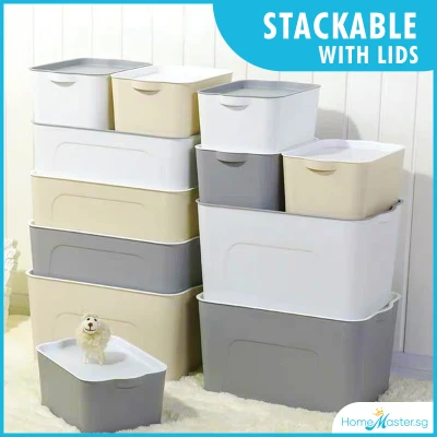 [Local Seller] Stackable Storage Box with Lids