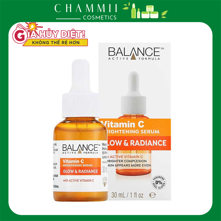 Serum Trắng Da, Mờ Thâm Balance Active Formula Vitamin C Brightening 30ml