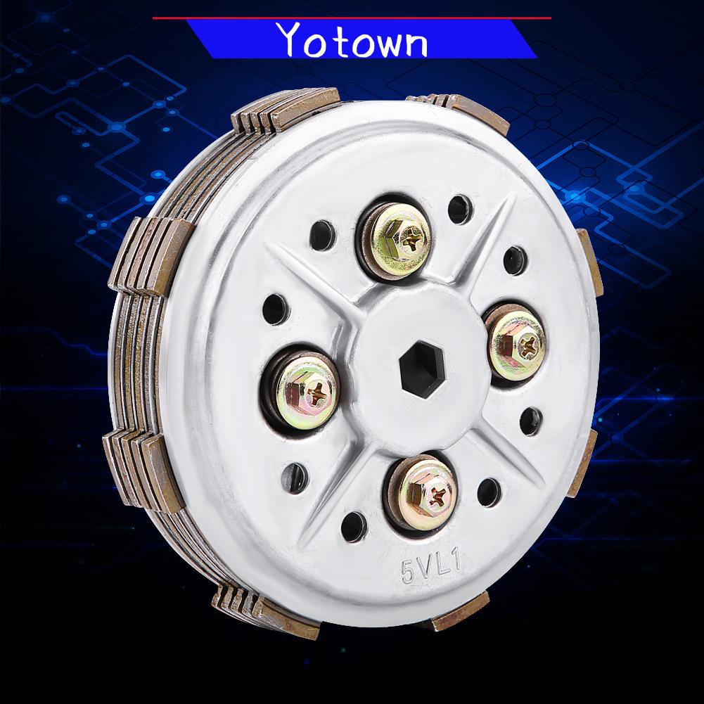 Yotown Lắp ráp tấm áp suất đĩa ly hợp xe máy cho YBR125 YBR 125