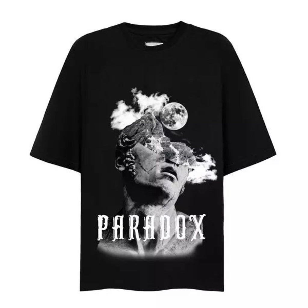 Áo Phông ,áo thun phom rộng Paradox tay lỡ fom dáng Unisex hình in 5D The REVERIE