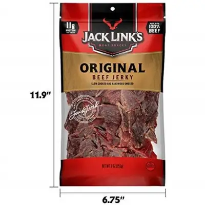 ☘️ 9oz (255g) BEST BEFORE 02/2023 Jack Link’s Beef Jerky, Original ( JACK LINKS )