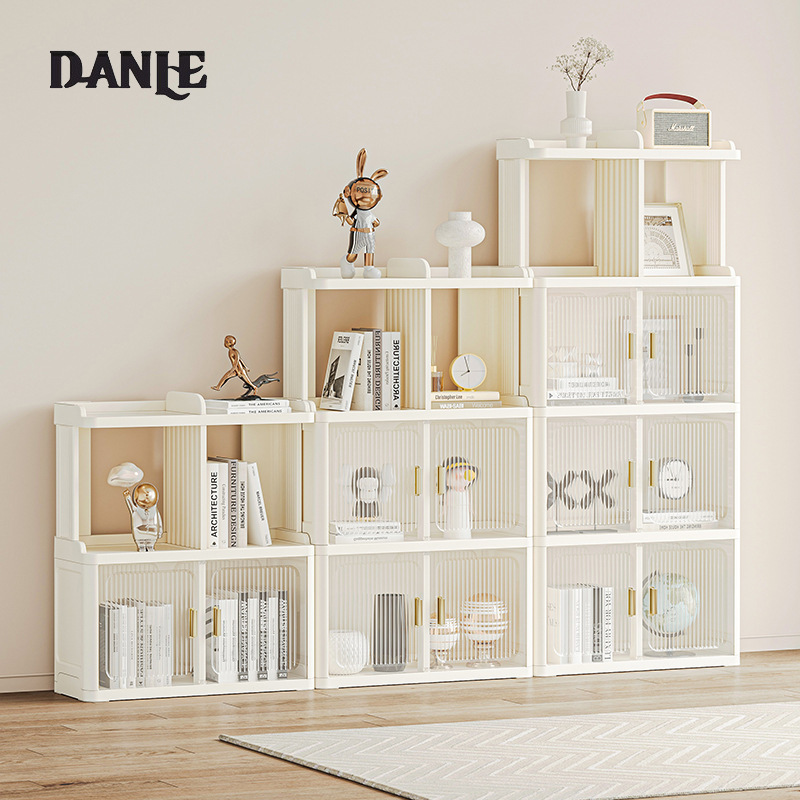 Simple modern children's bookshelf storage rack floor-standing free combination simple small living room bookcase storage home ราคา 1,526 บาท*ส่งฟรี