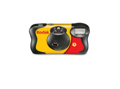 Kodak FunSaver 27+12 Exposures Flash Disposable 35mm Film Camera