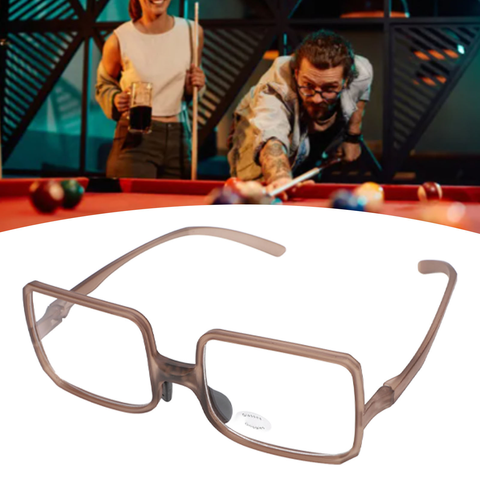 Billiard Glasses TR90 Frame Snooker Glasses for Practice ราคา 340 บาท*ส่งฟรี