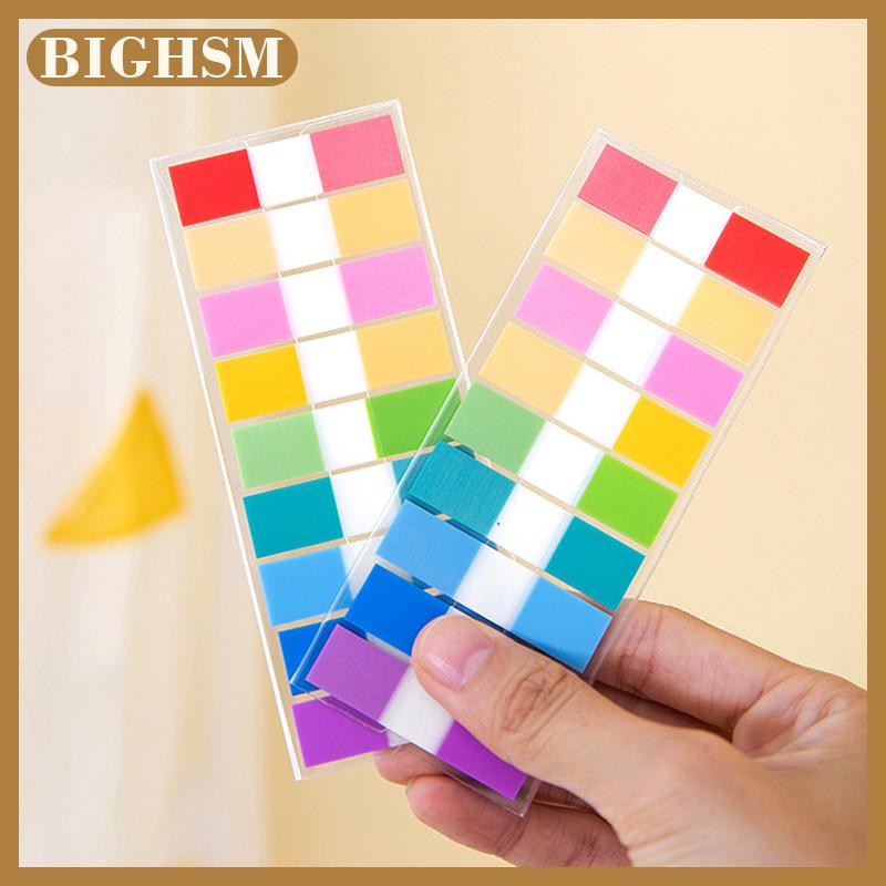 BIGHSM 180 Tờ Huỳnh Quang Nhãn Memo Pad Chỉ Mục Đánh Dấu Dán Ghi Chú Dính Ghi Chú Bookmark Memo Pad Notepad Dán Văn Phòng Phẩm