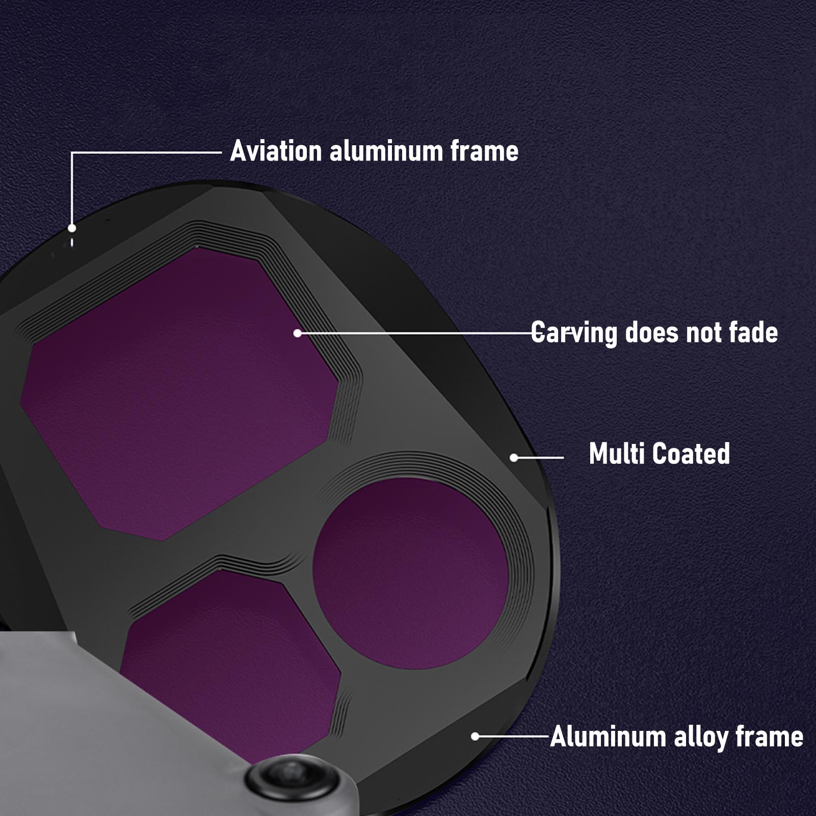 Drone tia cực tím Lọc kính quang học Ống Kính Cao Rõ Ràng Drone Lọc Cho Nhiếp Ảnh