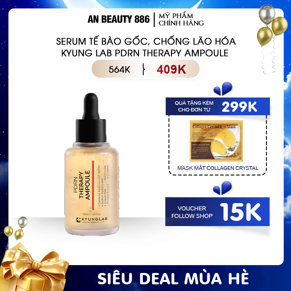 Serum tế bào gốc phục hồi chống lão hóa da KyungLab PDRN Therapy Ampoule 30ml