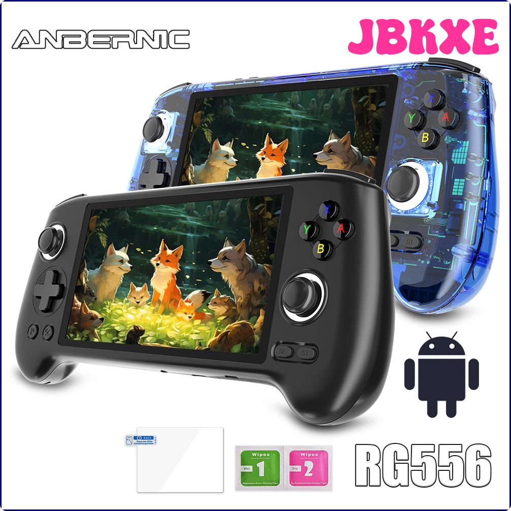 Anbernic Rg556 Handheld Game Console - 5.48 Amoled Screen, Android