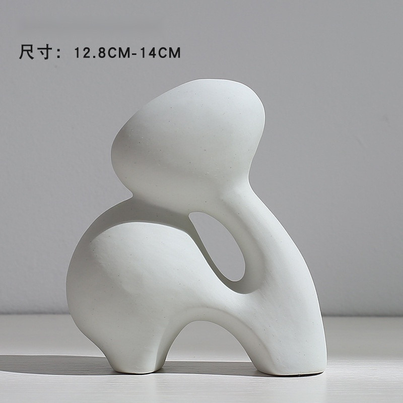 Povasa Nordic Style Ceramic Vase For Living Room Home Decor