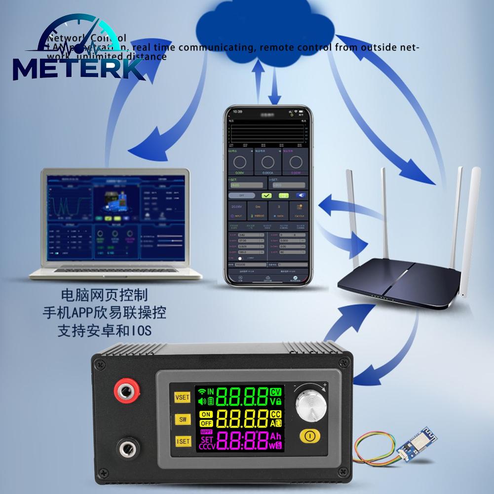 Meterk Nguồn điện được điều chỉnh có thể điều chỉnh Nguồn điện được điều chỉnh DC Đầu ra 65V6A Nhỏ gọn Dễ dàng vận hành Đầu vào 12-72V cho các thí nghiệm Giá 853,936 Đồng*Miễn phí vận chuyển