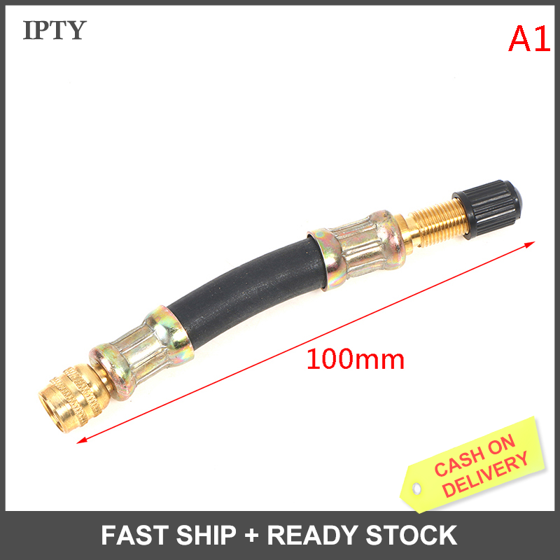 IPTY Ống mềm bện linh hoạt Thân van lốp xe hơi Bánh Xe Hơi Bộ chuyển đổi ống nối dài