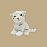 Sitting White Tiger Plush 7″
