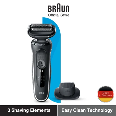 Braun Series 5 50-W1200s Electric Shaver for Men - Rechargeable Wet & Dry Electric Razor with Trimmer Black