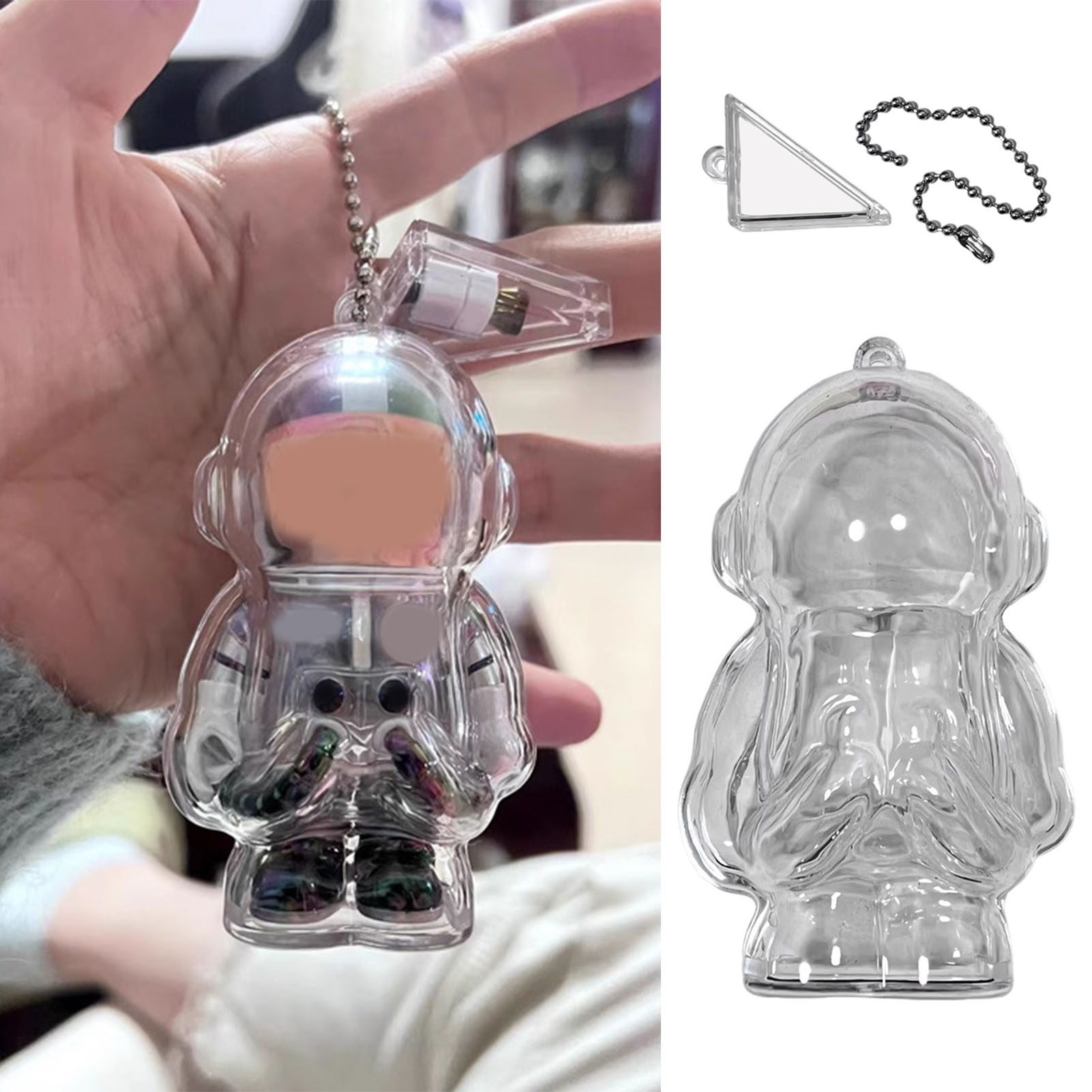 【Bestmix】COD เคสอะคริลิคใส สำหรับใส่ Space Molly Case 100% กันรอย กันฝุ่น พวงกุญแจ หลักฐานเถ้าและฝุ่น ราคา 112 บาท*ส่งฟรี