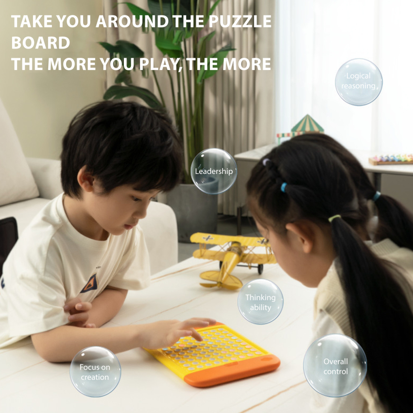 Kids Smart Electronic Chessboard - Early Education Toy for Strategy Training, Includes Gomoku and Klotski Puzzles, Fun Family Board Game for Parent-Child Interaction Harga 195 Ringgit*Penghantaran Percuma