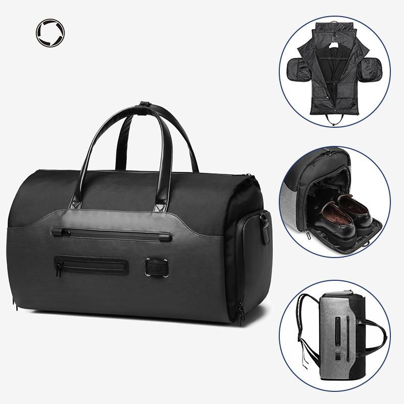 【Cod】Large Capacity Waterproof Travel Bag, Large Capacity Travel Bag, Black