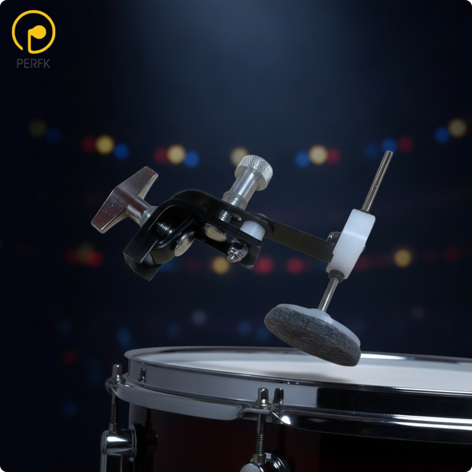 Perfk Adjustable External Snare Drum Mute Compact Snare Drum Mute with Clip Practical Hardware Long-Lasting for Drummers, Students ราคา 2,789 บาท*ส่งฟรี