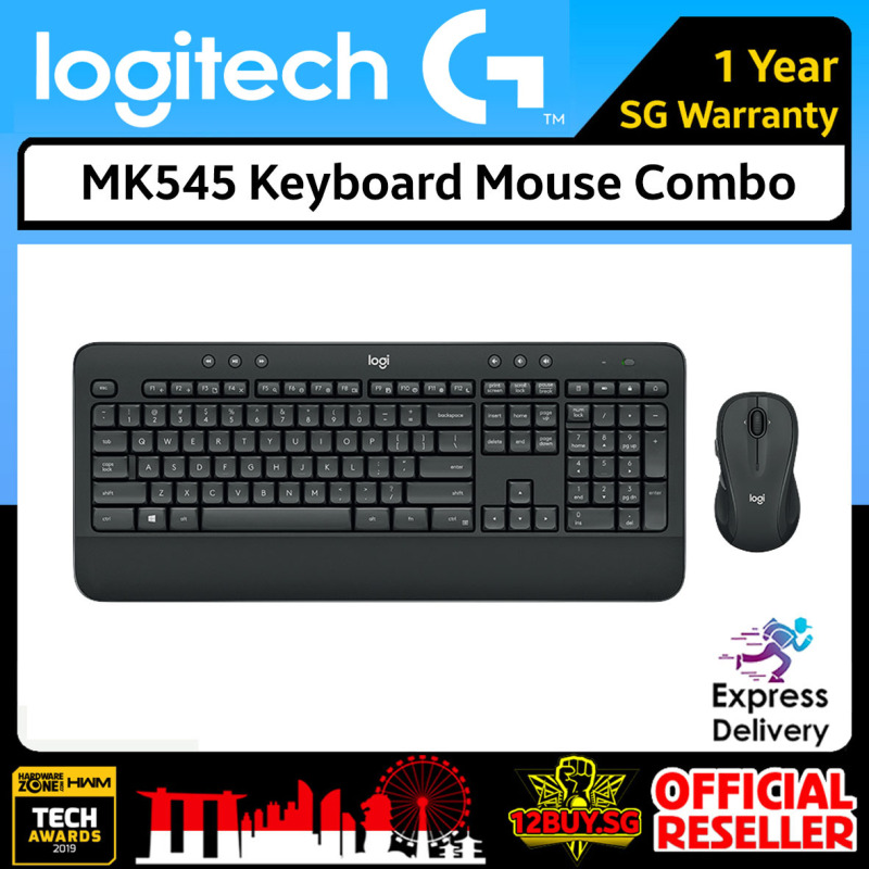 Logitech MK545 Keyboard and Mouse Combo 3PM.SG 12BUY.SG 1 Year SG Warranty Express Door Delivery 3 to 7 Days Singapore