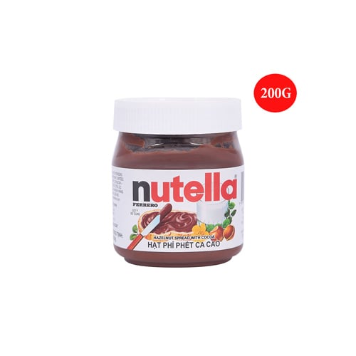 Bơ hạt phỉ phết cacao và sữa ít béo Nutella 200g